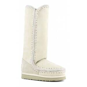 NEW MOU women's eskimo 40 slip-on sheepskin boots in vanilla